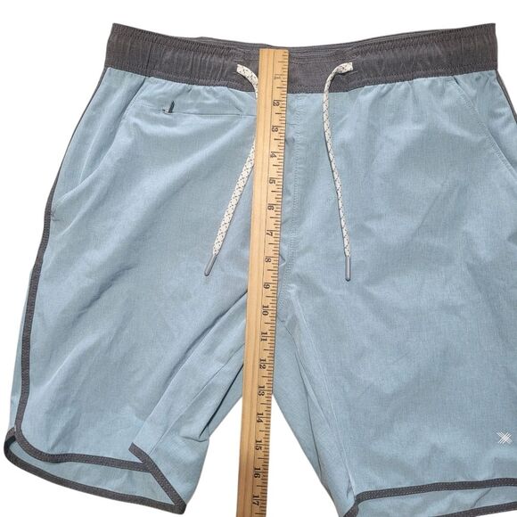 Kenneth Cole Active Shorts Light 4 Way Stretch Dark Mint Mens Small - Picture 9 of 12